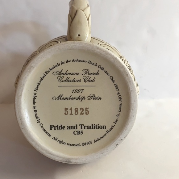 Vintage 1997 Anheuser -Busch Stein in Great condition - Picture 10 of 13